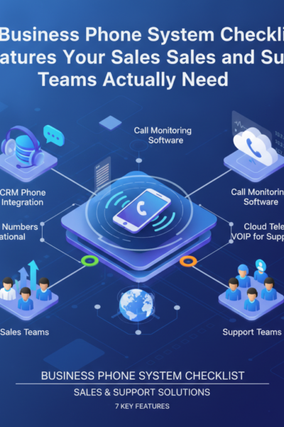 The Business Phone System Checklist: 7 Features Your Sales and Support Teams Actually Need